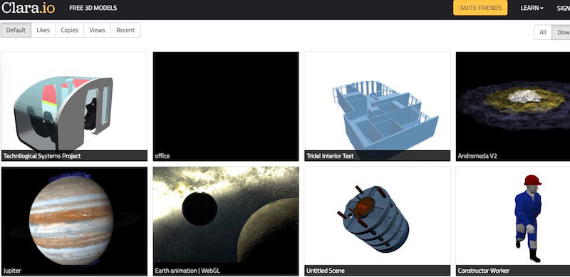 50 Sites to Download Free 3D Models – Best Of