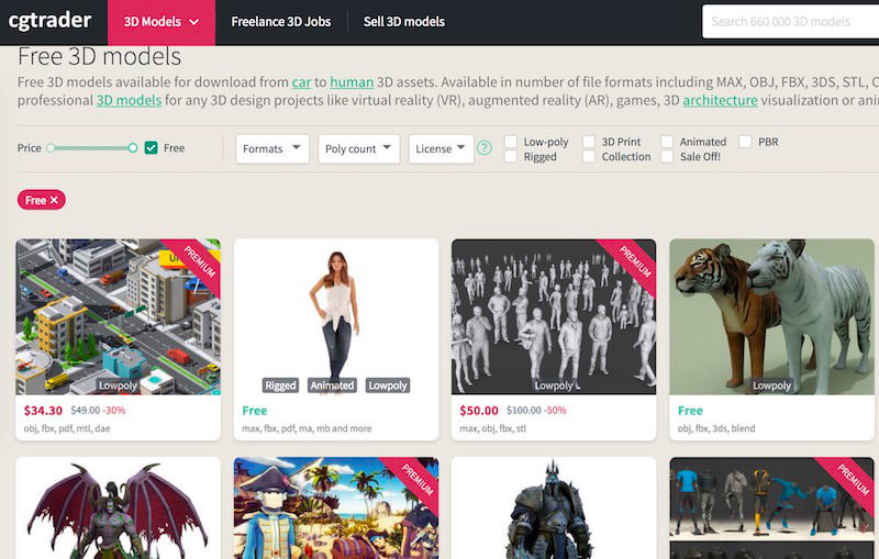 50 Sites to Download Free 3D Models – Best Of