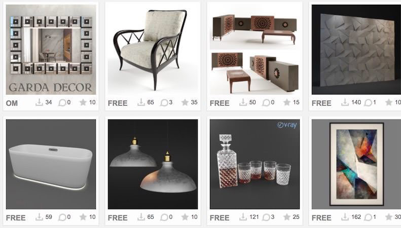 50 Sites to Download Free 3D Models – Best Of