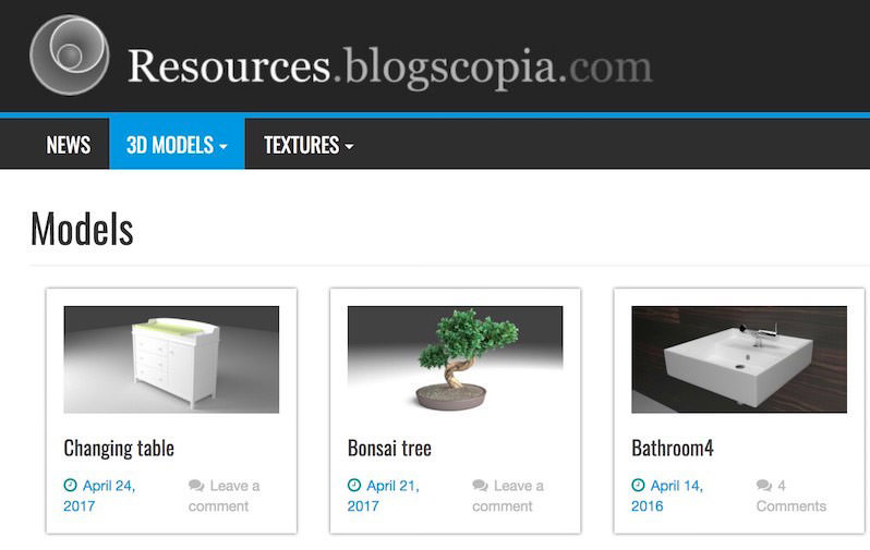 50 Sites to Download Free 3D Models – Best Of